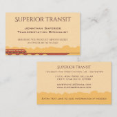 Carte De Visite Pont de passage de train de banlieue dans Western  (Devant / Derrière)