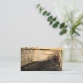 Carte De Visite Pont en fer et réflexion (Debout devant)