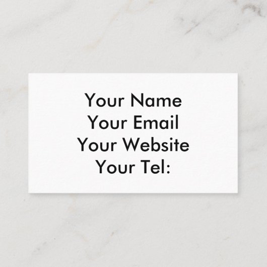 Carte De Visite Pont en fer et réflexion (Dos)