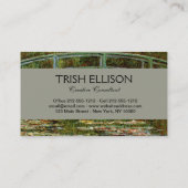 Carte De Visite Pont français de Monet Giverney (Dos)