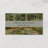 Carte De Visite Pont français de Monet Giverney (Devant)