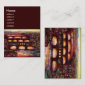 Carte De Visite Ponte Vecchio et autres ponts de Florence (Devant / Derrière)