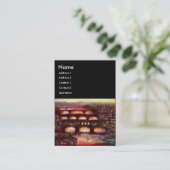 Carte De Visite Ponte Vecchio et autres ponts de Florence, noir (Debout devant)