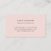 Carte De Visite Pony florissant | Aquarelle florale (Dos)