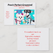 Carte De Visite "Pooch Perfect Grooming BC" (Devant / Derrière)