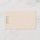 Carte De Visite Poodle arctique (Dos)