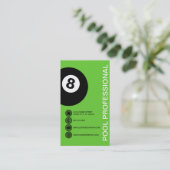 Carte De Visite POOL bulles PROFESSIONNELLES (Debout devant)