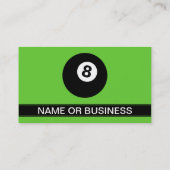 Carte De Visite POOL bulles PROFESSIONNELLES (Dos)