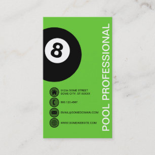 Carte De Visite POOL bulles PROFESSIONNELLES
