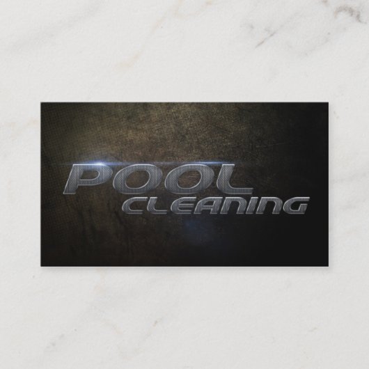 Carte De Visite Pool cleaning Business card (Devant)