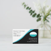 Carte De Visite Pool Design Moderne Et Design Spa (Debout devant)
