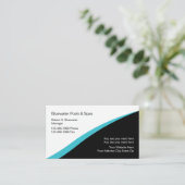 Carte De Visite Pool Design Moderne Et Design Spa (Debout devant)