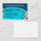 Carte De Visite Pool Professionnel Et Service Spa (Devant / Derrière)