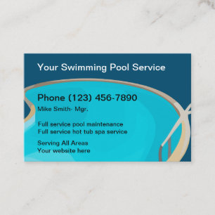 Carte De Visite Pool Professionnel Et Service Spa