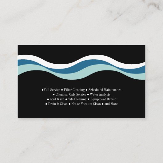 Carte De Visite Pools et Spas (Dos)