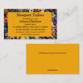 Carte De Visite Pools modifiables de fil Seamstress Tailor (Devant / Derrière)