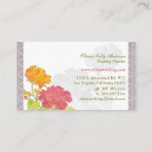 Carte De Visite Poony asiatique n Chic Damask (Dos)