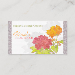 Carte De Visite Poony asiatique n Chic Damask