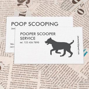 Carte De Visite Pooper Scooper