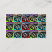 Carte De Visite Pop Art Cool pour écrivains et auteurs (Dos)