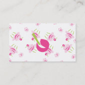 Carte De Visite Pop Art Cupcake (Dos)
