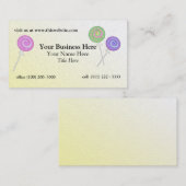 Carte De Visite Pop de bonbons (Devant / Derrière)
