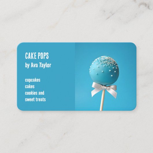 Carte De Visite Pop de gâteau (Devant)