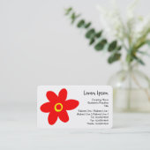 Carte De Visite Pop Flower II (Debout devant)