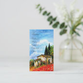 CARTE DE VISITE POPIES EN TOSCANE (Debout devant)