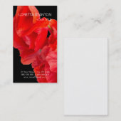 Carte De Visite Poppies (Devant / Derrière)