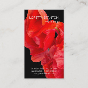 Carte De Visite Poppies