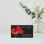 Carte De Visite Poppies (Debout devant)