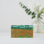 Carte De Visite Poppy Field by Vincent van Gogh (Debout devant)