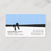 Carte De Visite Pops de gâteau Bleu (Dos)