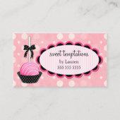 Carte De Visite Pops de gâteau de cuisson (Devant)