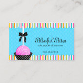 Carte De Visite Pops de gâteaux colorés (Devant)