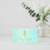 Carte De Visite Popsicle à l'aquarelle (Debout devant)