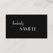 Carte De Visite Populaire (Dos)