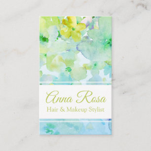 Carte De Visite *~* Populaire Turquoise Blue Green Girly Beauté