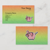 Carte De Visite Porc (Devant / Derrière)