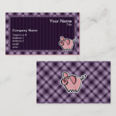 Carte De Visite Porc pourpre (Devant / Derrière)