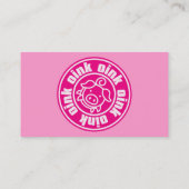 Carte De Visite Porcin (Dos)