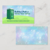 Carte De Visite Port a Potty Slogans (Devant / Derrière)