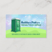Carte De Visite Port a Potty Slogans (Devant)