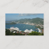 Carte De Visite Port à St. Thomas Îles Vierges américaines (Dos)
