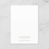 Carte De Visite Porte-bijoux à lunettes rose Sunburst (Dos)