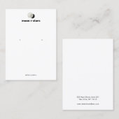 Carte De Visite Porte-bijoux Crescent Moon (Devant / Derrière)
