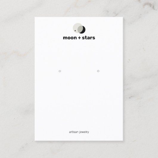 Carte De Visite Porte-bijoux Crescent Moon (Devant)