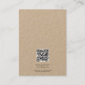 Carte De Visite Porte-bijoux Écran d'oreille Logo d'entreprise Kra (Dos)