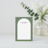 Carte De Visite Porte- Boucles d'Oreilles Moderne (Debout devant)